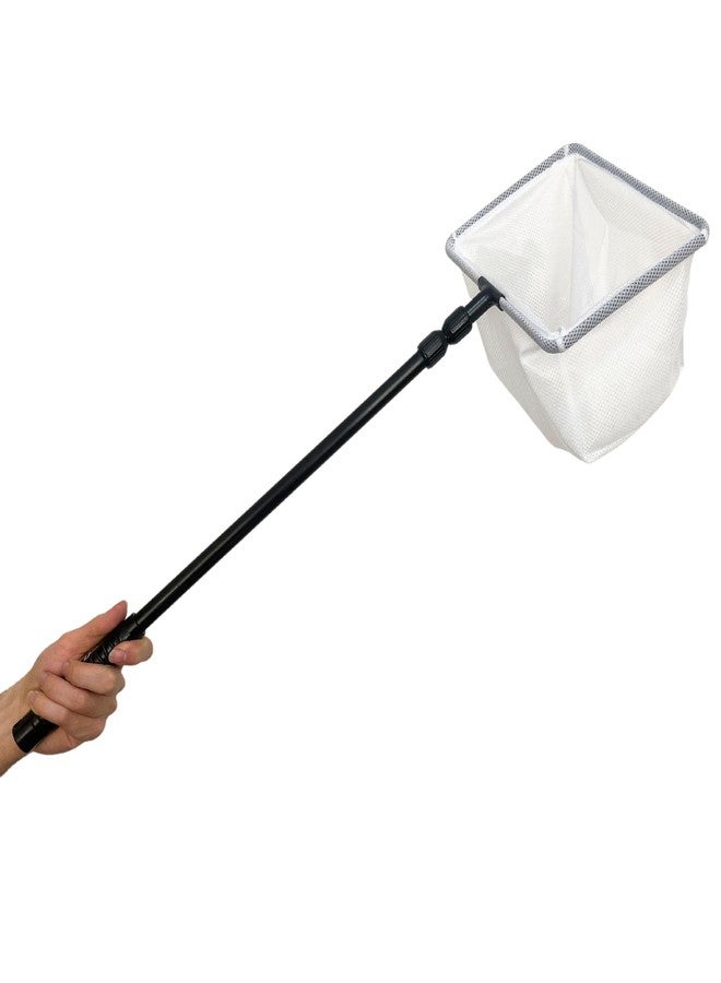 UNEAK - Large Aquarium Fish Net with Extendable 22"-33" Handle, Telescopic Fish Tank Nets, Fine Mesh Net for Fish and Shrimp Catching, Ponds, Creeks, and Aquariums - Image 1